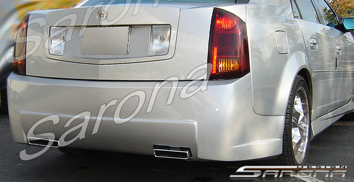 Custom Cadillac CTS  Sedan Rear Bumper (2003 - 2007) - $590.00 (Part #CD-009-RB)